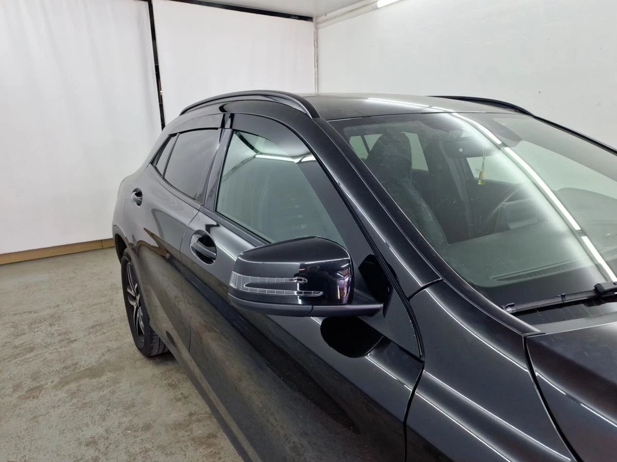 Дефлекторы окон 2D 4 шт. для Mercedes-Benz GLA I (X156) Рестайлинг Черный