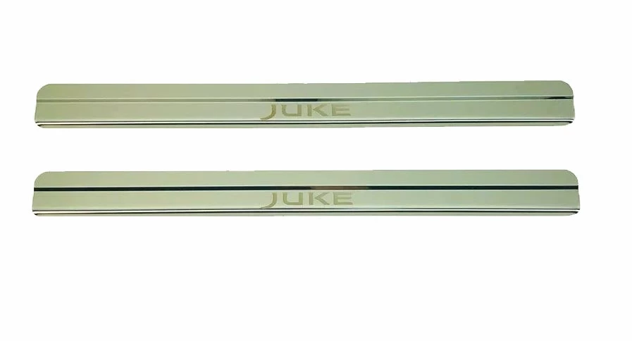 Накладки на пороги из нержавеющей стали 2шт. для Nissan Juke I