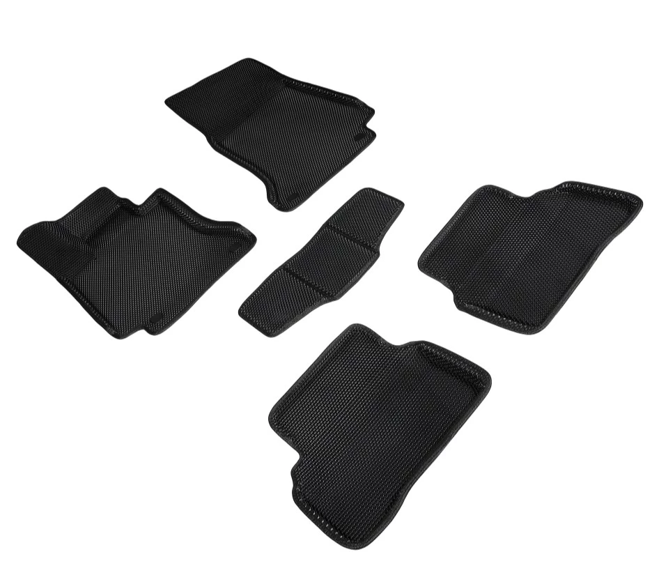 Коврики 3D EVA "СОТА" для Mercedes-Benz C-Класс AMG IV (W205) Рестайлинг Черный