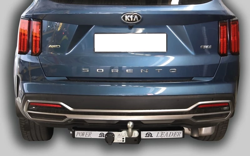 Фаркоп Leader с типом шара F для Kia Sorento IV Рестайлинг  Лидер-Плюс K132-F