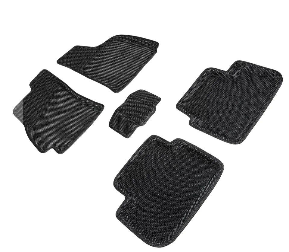 Коврики 3D EVA "СОТА" для Chevrolet Lanos I Черный