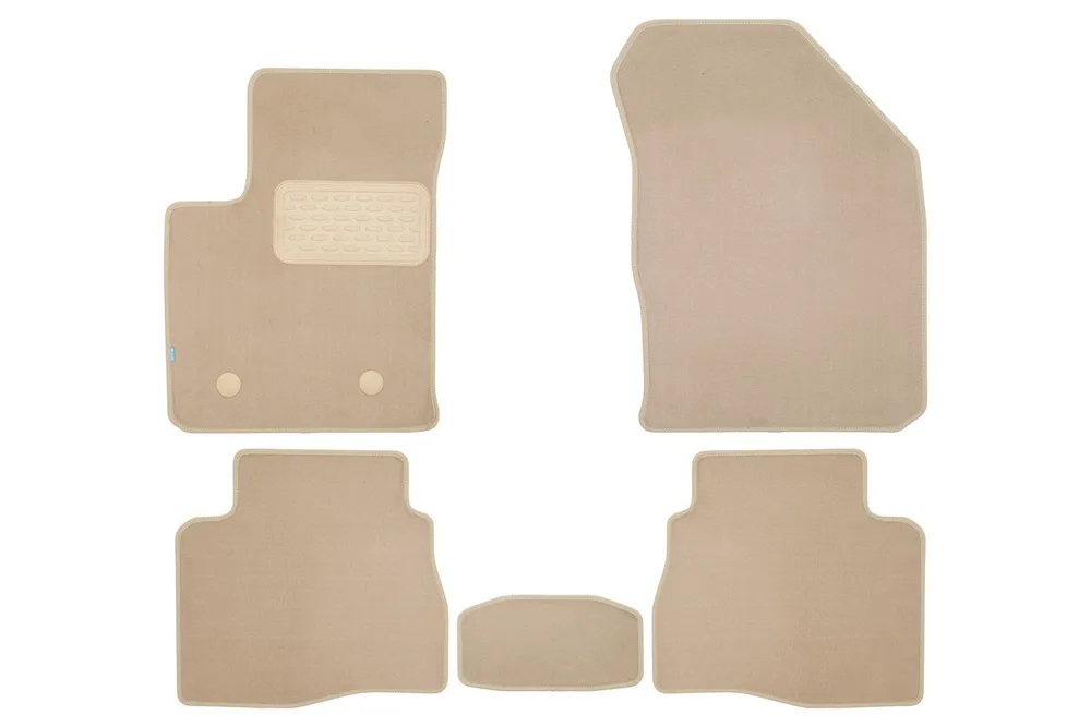 Коврики в салон Klever Premium 5шт для Jetta VS5 I Рестайлинг Черный