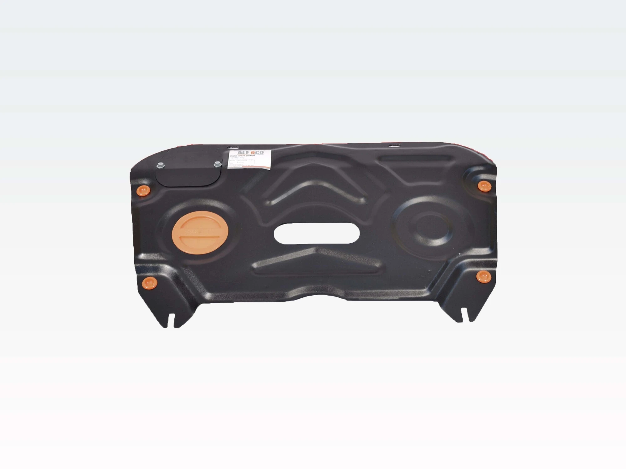Защита картера и КПП для Toyota Camry VIII (XV70) Черный Alfeco ALF24112ST