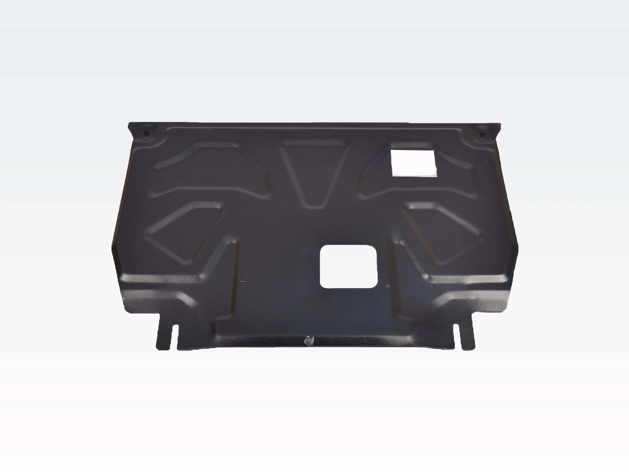 Защита картера и КПП для Hyundai Santa Fe IV Черный Alfeco ALF1138ST