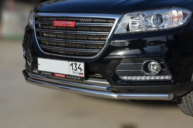 Защита переднего бампера двойная d53/42 мм для Haval H6  Юко GWH6.17.04