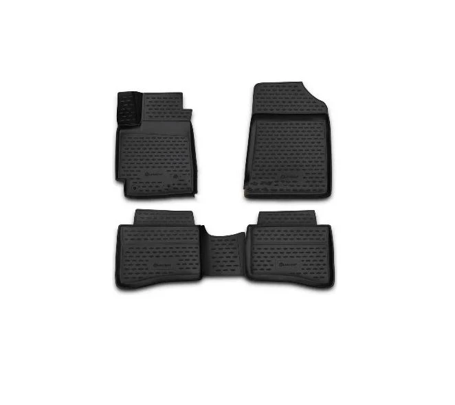 Коврики 3D в салон полиуретан 5 шт для Ford Explorer V Рестайлинг 2 Черный FORMAT FORMAT.3D1676210k