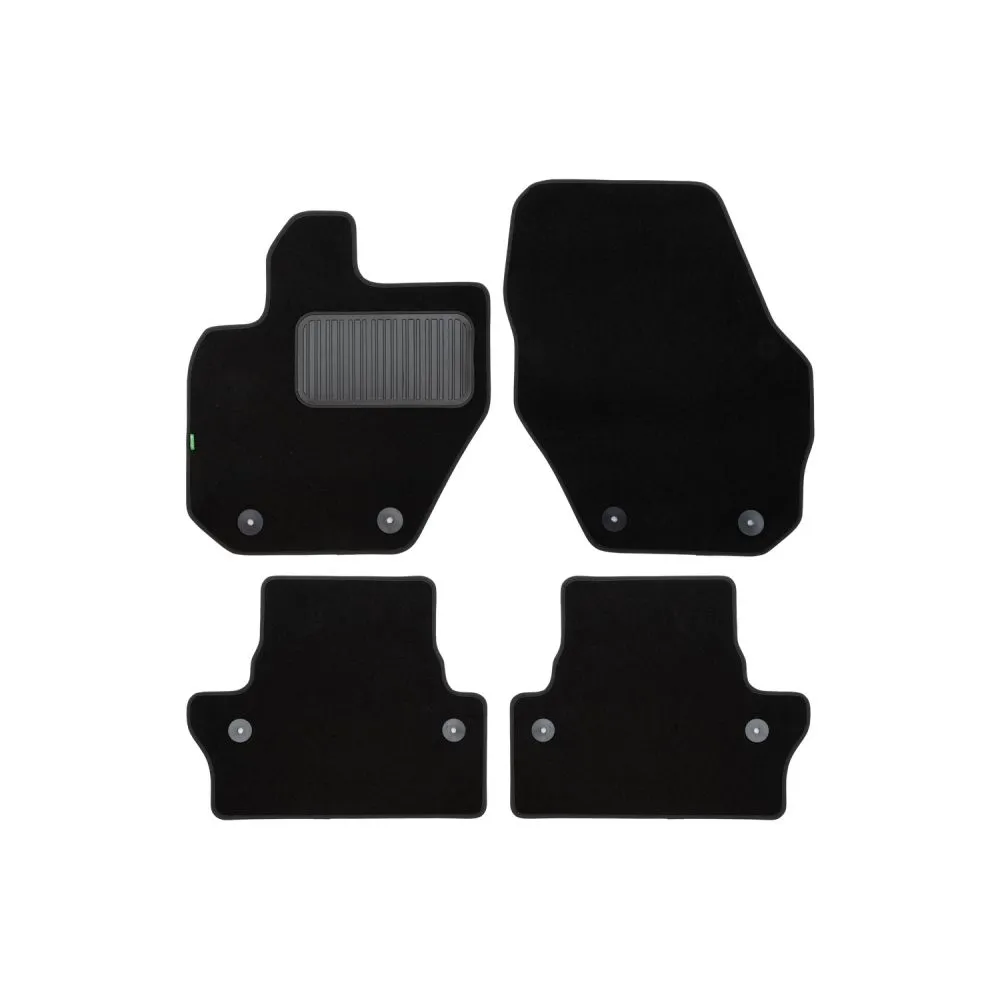 Коврики в салон Klever Standard 4шт для Volvo S60 II Черный