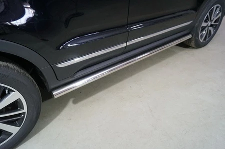 Пороги труба 60,3 мм для Changan CS55 I