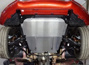 Защита картера и КПП для Renault Logan II Рестайлинг  ТСС ZKTCC00207