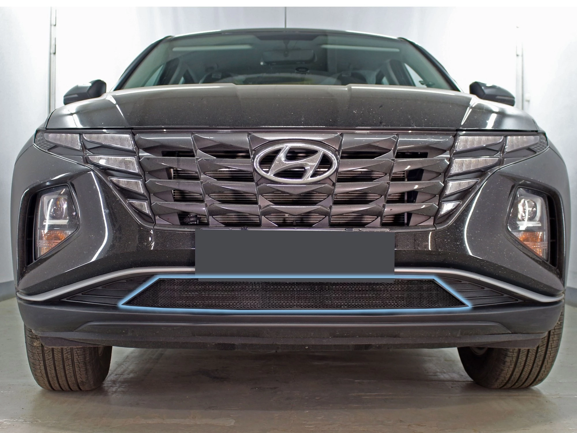 Защитная сетка радиатора низ для Hyundai Tucson IV