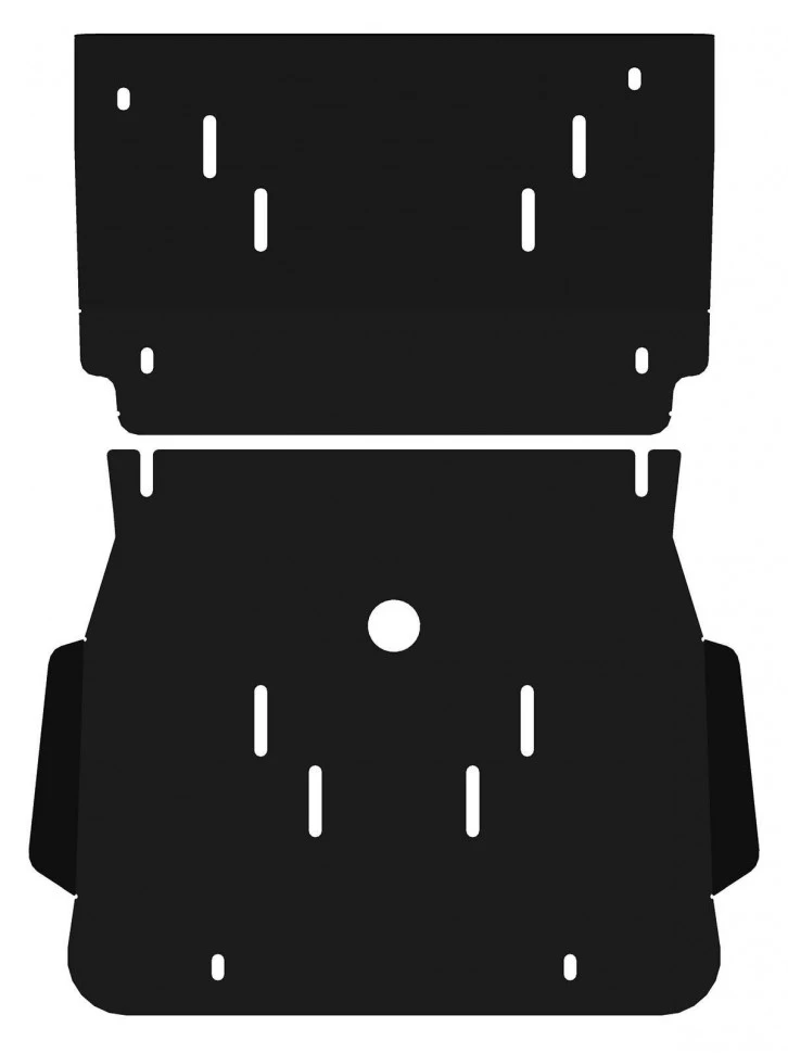 Защита радиатора для Mitsubishi Pajero Sport I Рестайлинг