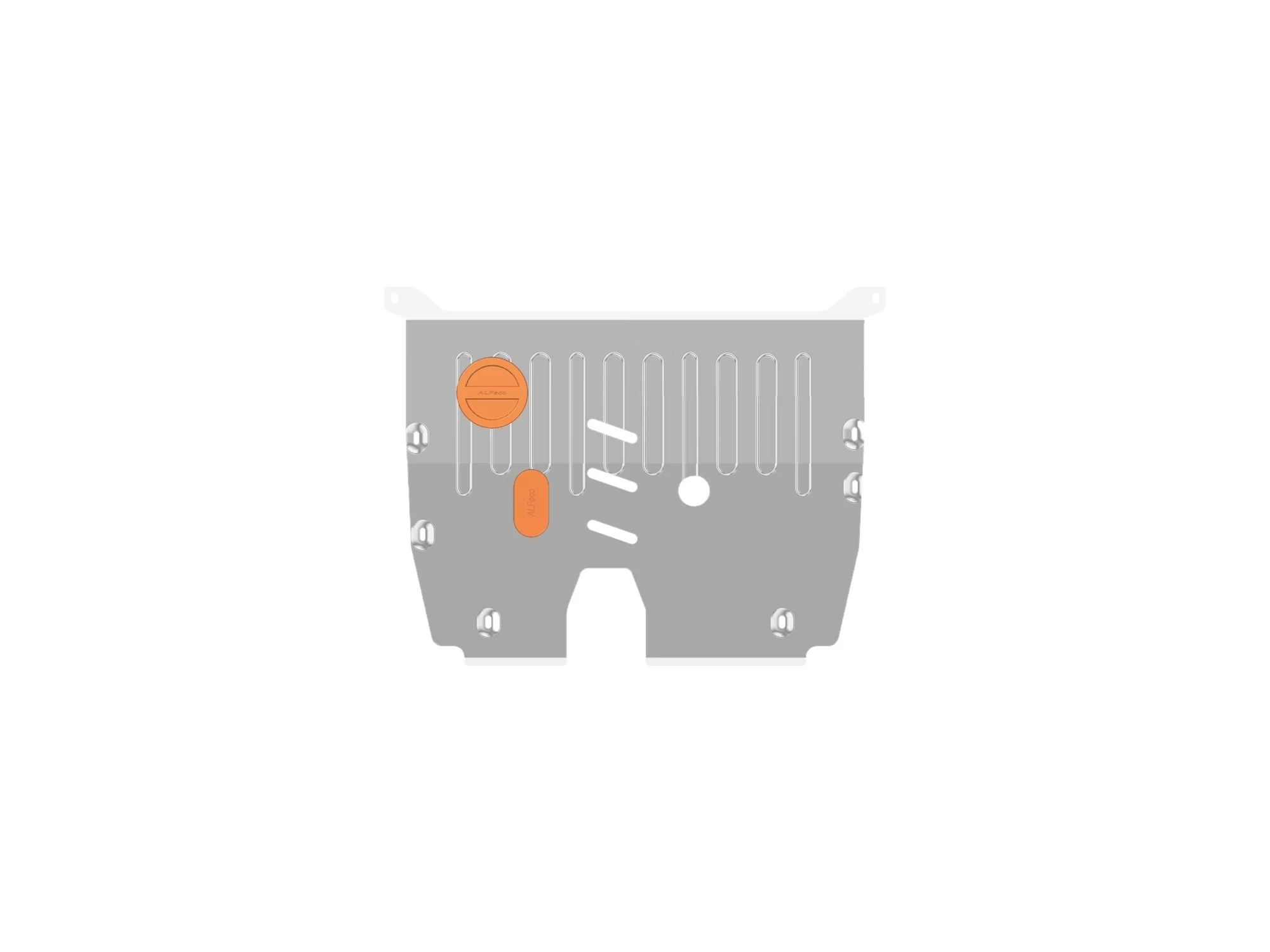 Защита картера и КПП для MG RX5 II  Alfeco ALF6905AL