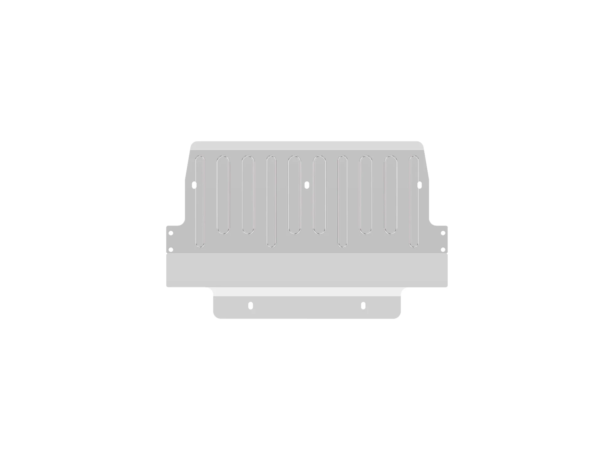 Защита радиатора для Hyundai Terracan I  Alfeco ALF10271AL4