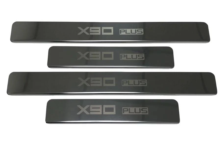 Накладки на пороги из нержавеющей стали 4шт. для Jetour X90 PLUS