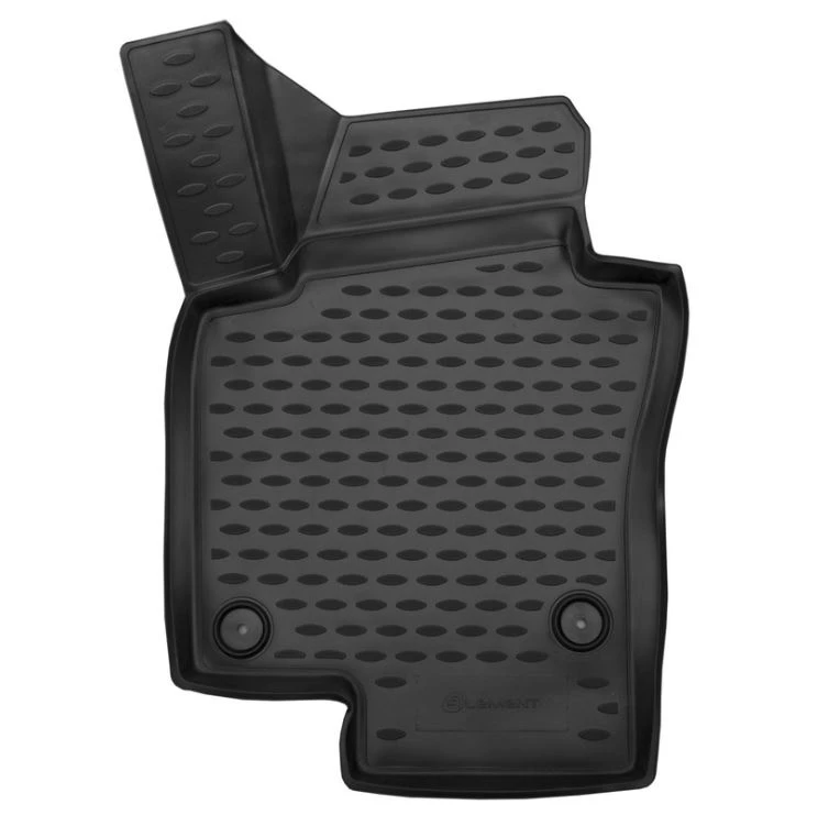 Коврик 3D в салон полиуретан для Volkswagen Jetta VI Рестайлинг Черный Element ELEMENT3D00919210k.FL