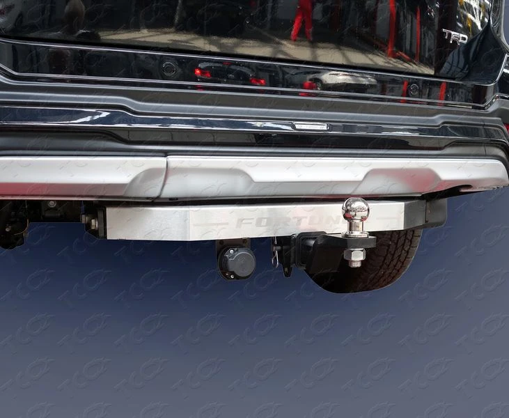 Фаркоп крюк Е нерж. для Toyota Fortuner II Рестайлинг  ТСС TCU00140N