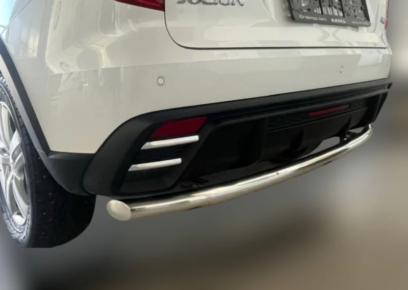 Защита заднего бампера d60 мм для Haval Jolion I Рестайлинг  Юко HVJ.24.11