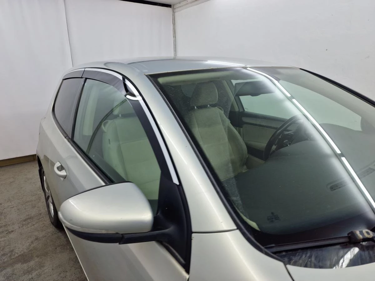 Дефлекторы окон 2D с хром накладками 4 шт. для Volkswagen Golf VI