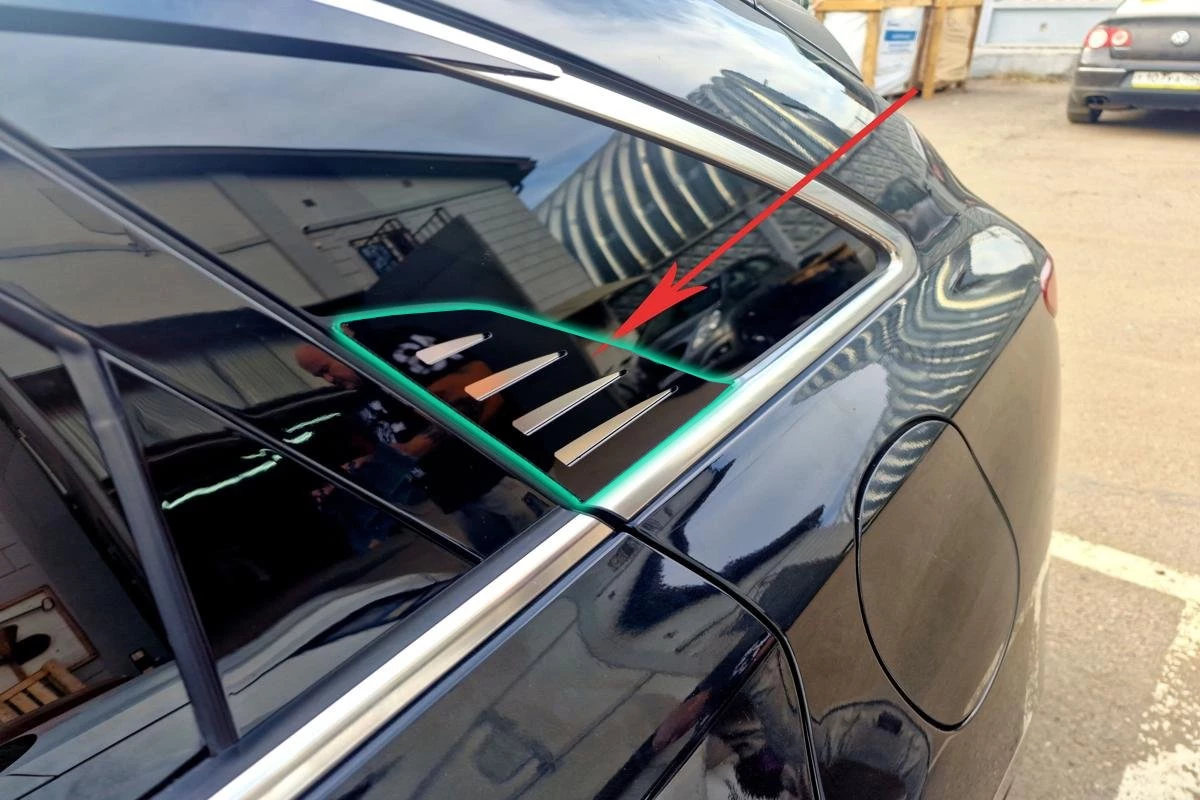 Накладки на боковые стекла для Kia Proceed I