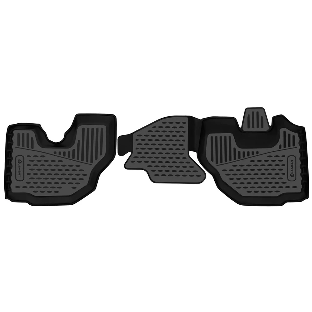 Коврики в салон полиуретан 2шт для JAC N120 I Черный