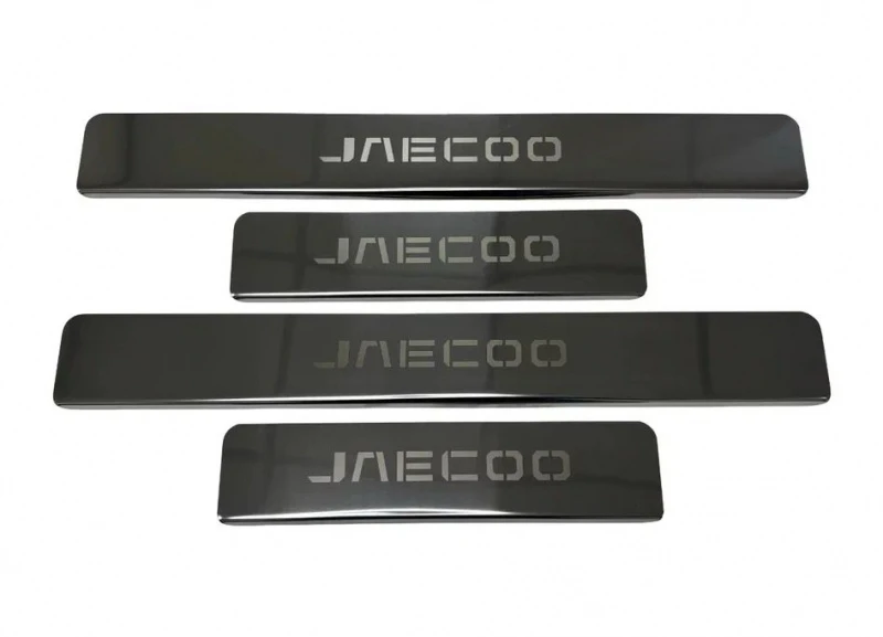 Накладки на пороги из нержавеющей стали 4шт. для Jaecoo J8 Хром INOX INOX.JAEC.J8.2024.ST