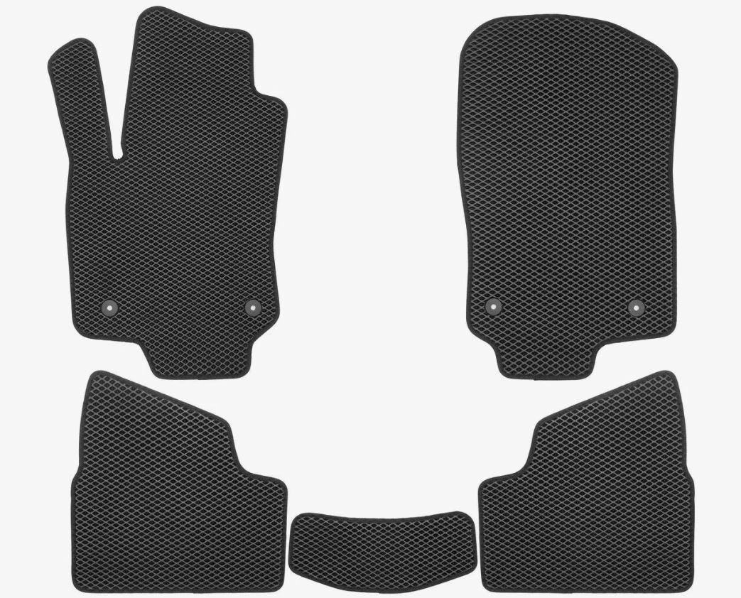 EVA коврики в салон 5шт (для кузова седан) для Honda Civic XI Черный