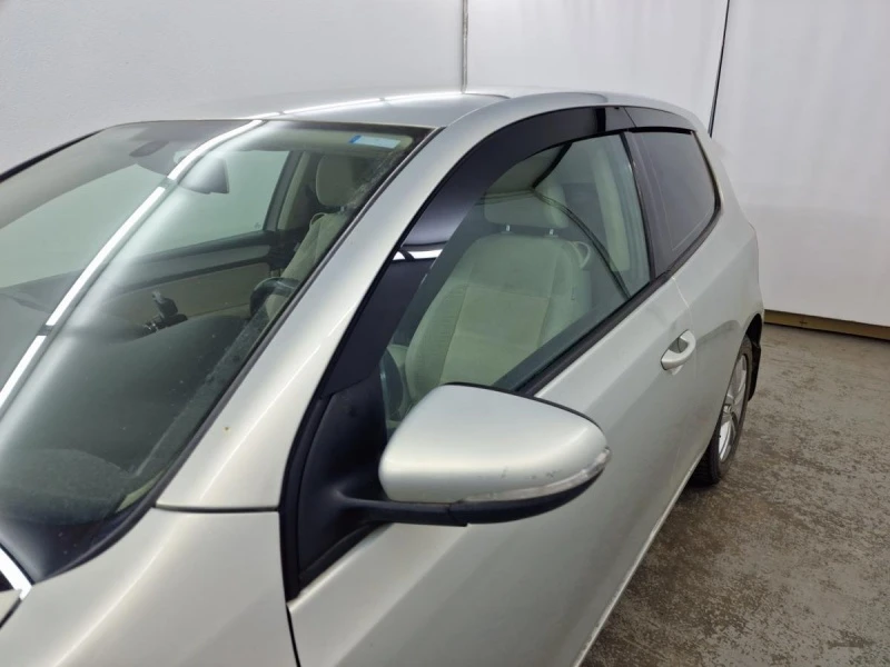 Дефлекторы окон 2D 4 шт. под наклоном для Volkswagen Golf VI Черный Стрелка 11 2D408-4.S11