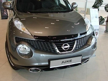 Дефлектор капота темный для Nissan Juke I Рестайлинг  SIM NLD.SNIJUK1112