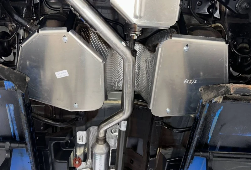 Защита топливного бака (комплект 2шт) для Haval H7 I  ТСС ZKTCC00552