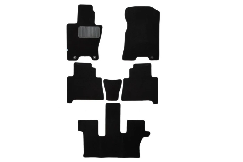 Коврики в салон Klever Premium 6шт для Kia Mohave I Рестайлинг 2 Черный Klever KVR03.025.072.22110kh