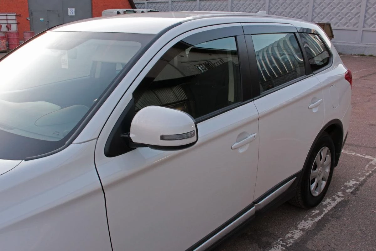 Дефлекторы окон 2D 6 шт. для Mitsubishi Outlander III Рестайлинг