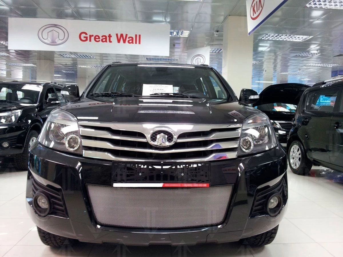 Защитная сетка радиатора низ для Great Wall Hover H3 I Хром