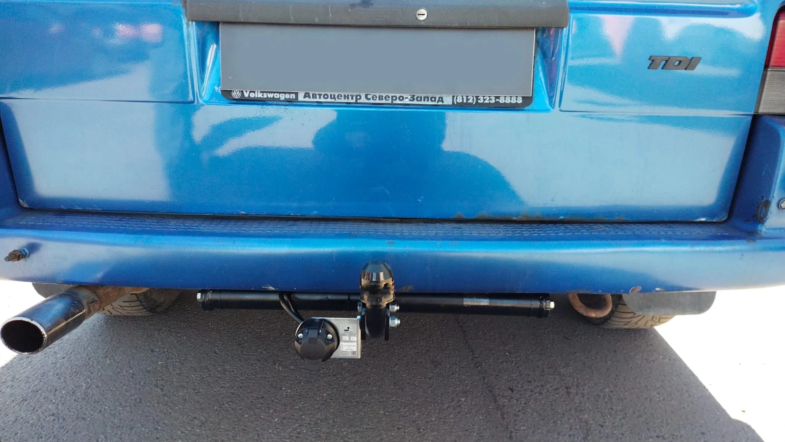 Фаркоп Leader с типом шара A для Volkswagen Transporter T4