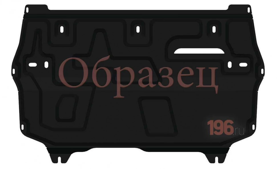 Защита КПП для Great Wall Hover Черный Alfeco ALF3102ST