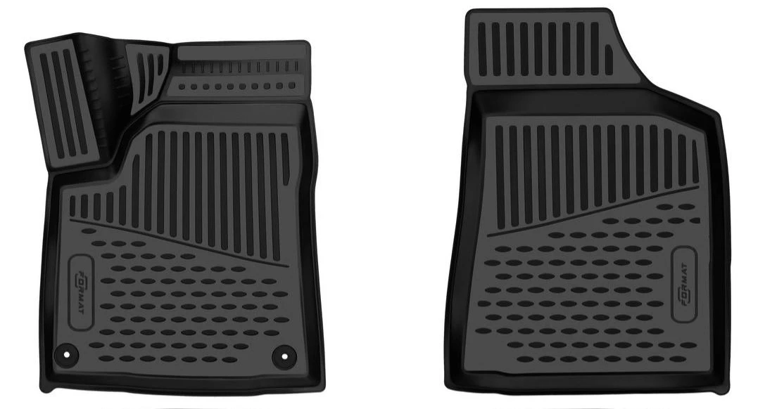 Коврики 3D в салон полиуретан 2шт для Volkswagen Caddy V