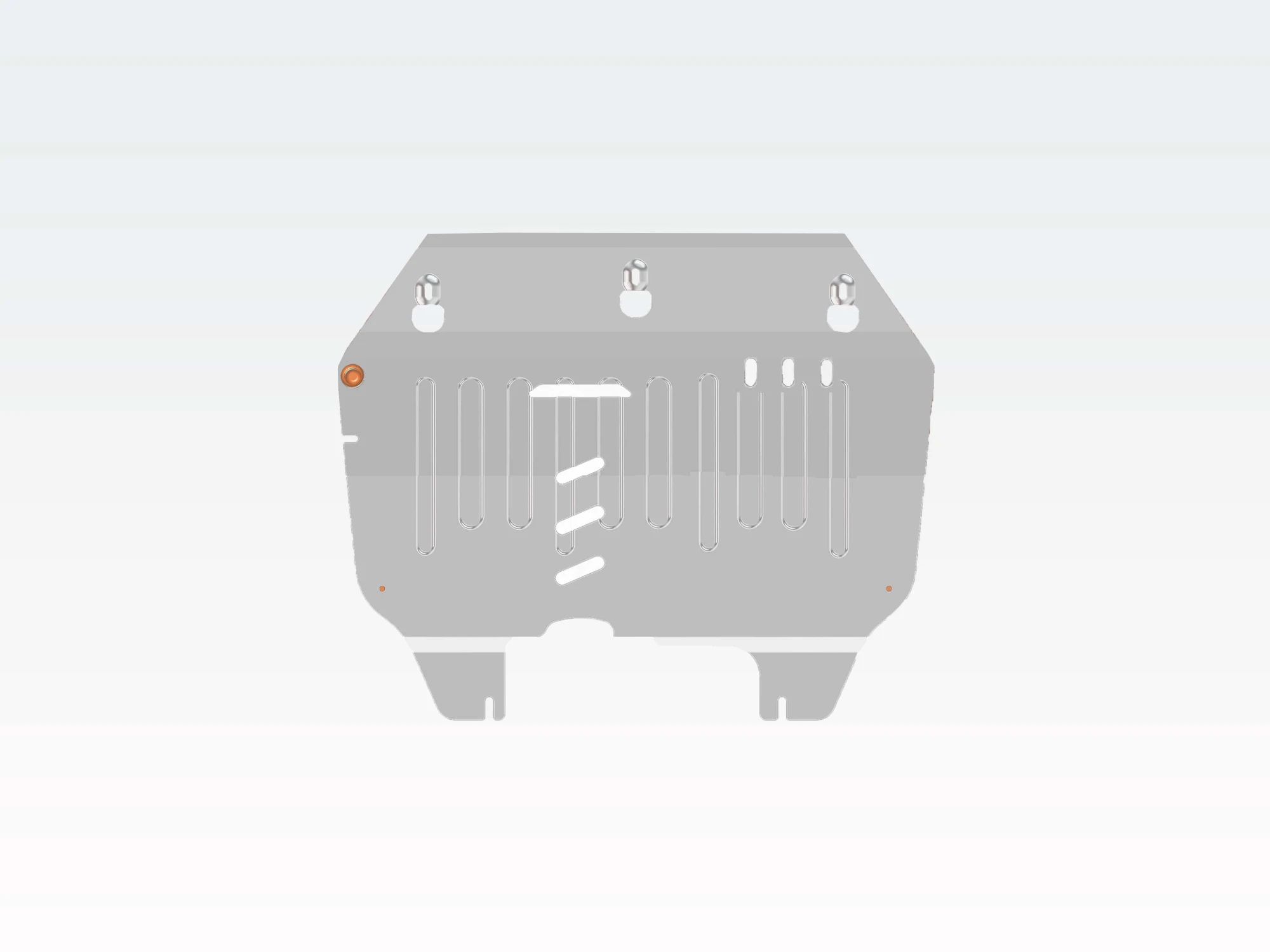 Защита картера и КПП для Chevrolet Spark М 400 IV Рестайлинг  Alfeco ALF0328AL
