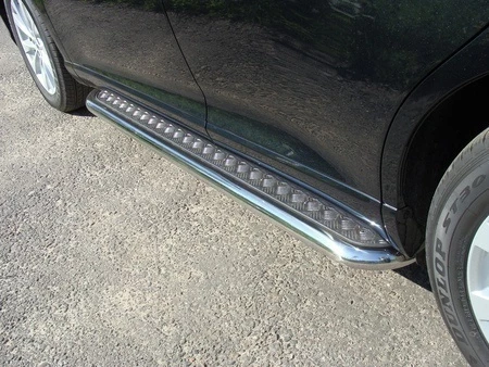 Пороги с площадкой 60,3 мм для Toyota Venza I Рестайлинг