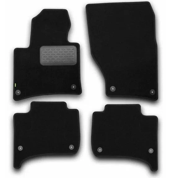 Коврики в салон Klever Standard 4шт для Volkswagen Touareg II Рестайлинг Черный Klever KVR02513601210kh