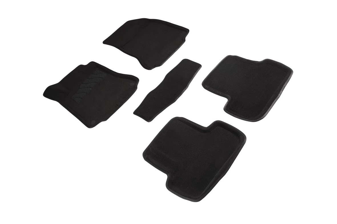 Коврики 3D ВОРС в салон для Mercedes-Benz CLA I (C117, X117) Черный