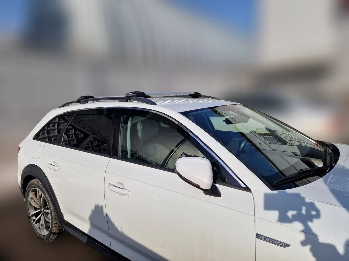 Дефлекторы окон 2D с хром накладками 6 шт. для Audi A4 allroad V (B9) Хром Стрелка 11 2D447-6C.S11
