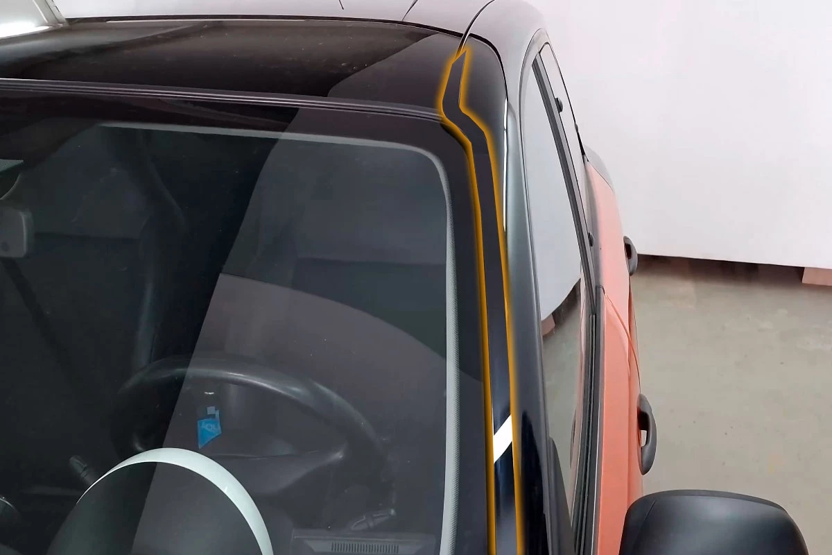Водосток лобового стекла Премиум для Smart Forfour II  Стрелка 11 VP.051