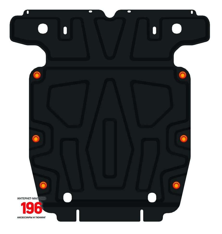 Защита картера для Volkswagen Touareg II Рестайлинг