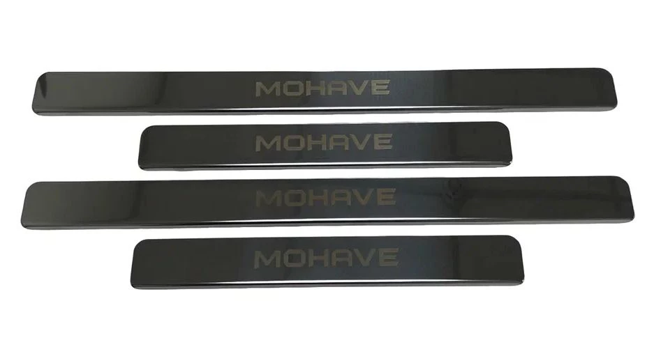 Накладки на пороги из нержавеющей стали 4шт. для Kia Mohave I Рестайлинг 2