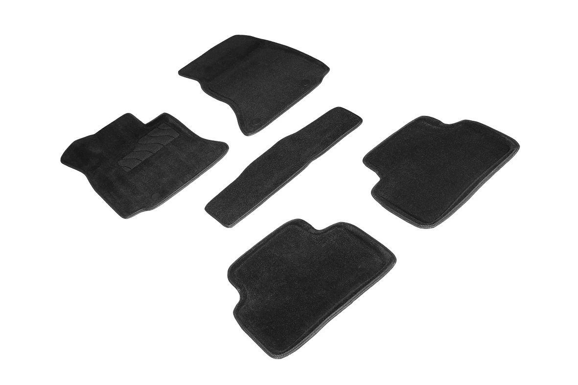 Коврики 3D ВОРС в салон для Mercedes-Benz C-Класс AMG V (W206) Черный