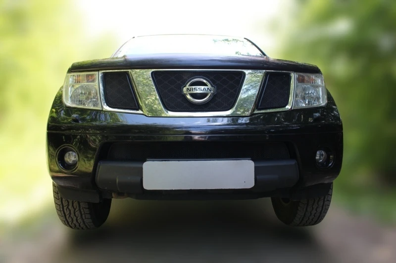 Комплект сеток black верх и низ для Nissan Navara (Frontier) III (D40) Черный Стрелка 11 NPATF04.top.black-NPATF04.bot.black