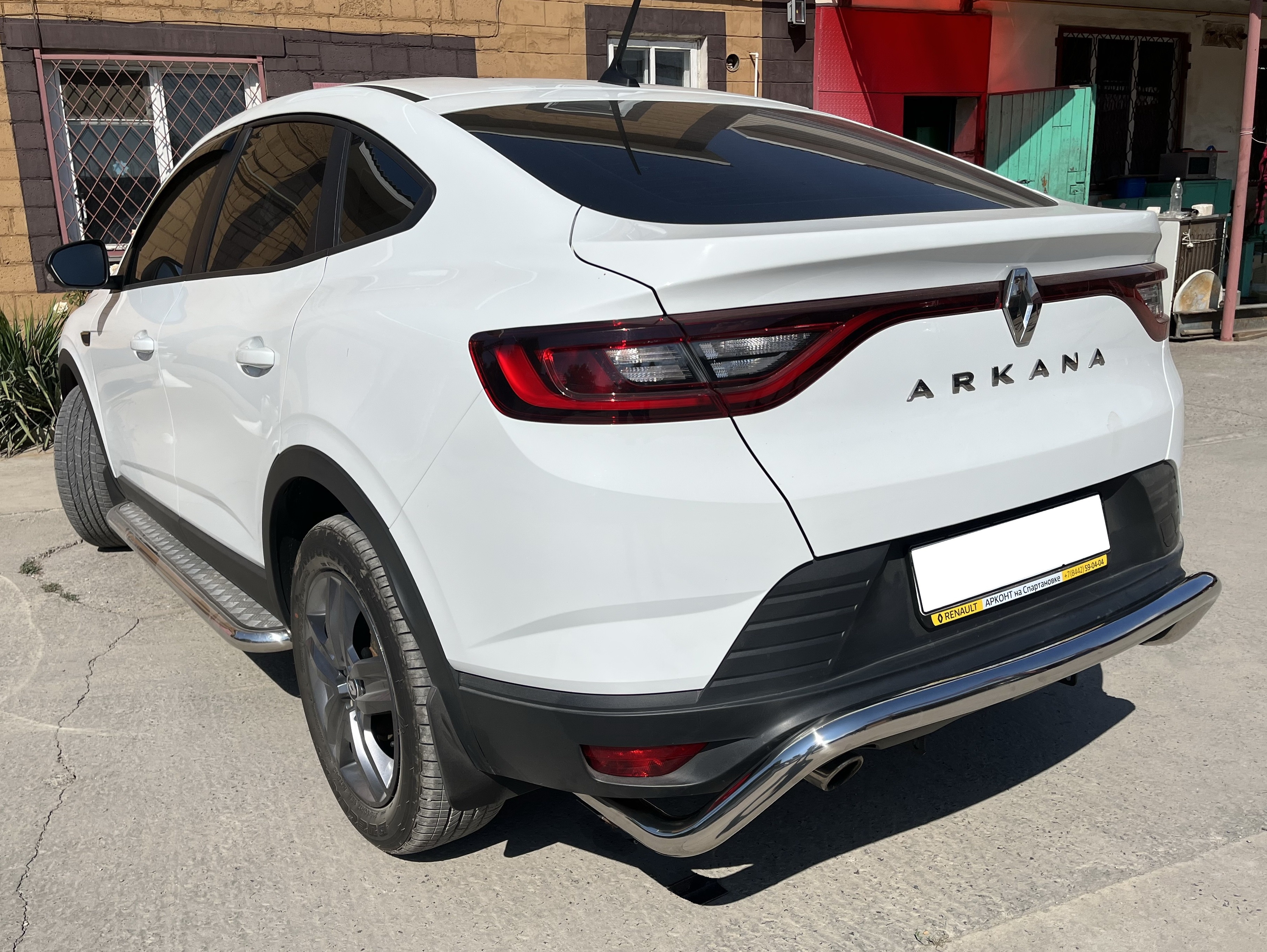 Защита заднего бампера скоба d60 мм для Renault Arkana I