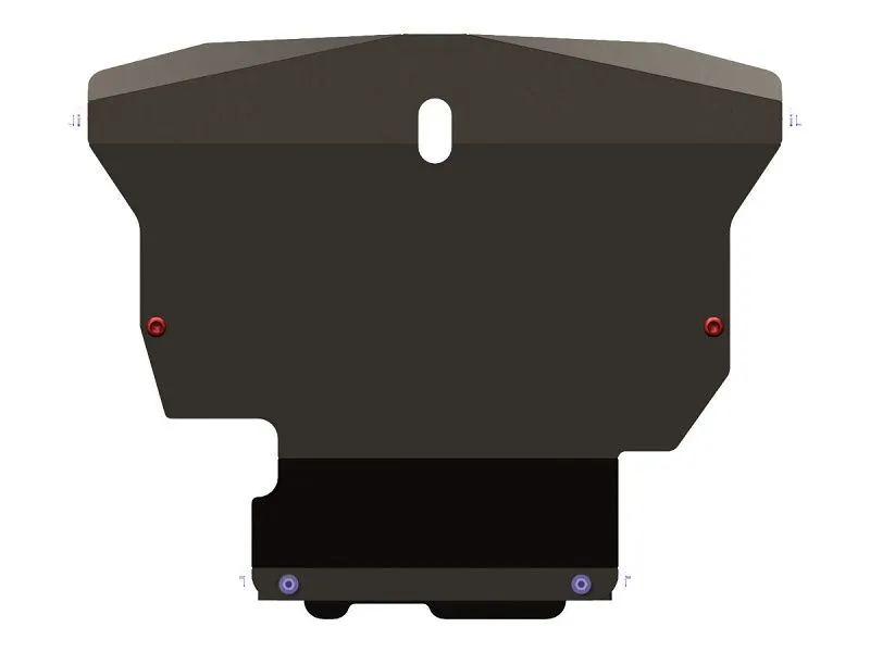 Защита картера и КПП для Hyundai Accent II