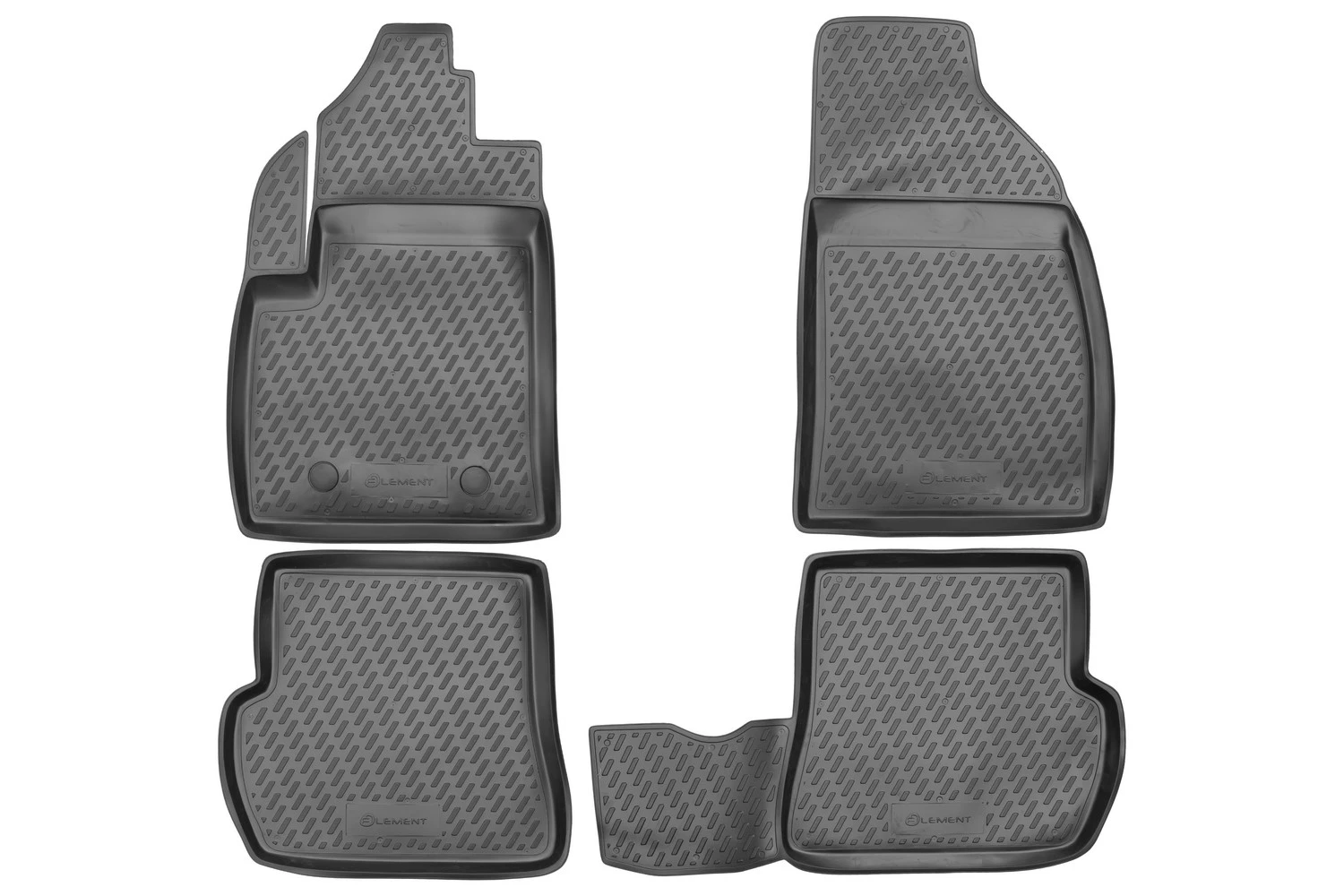 Коврики в салон полиуретан 4шт для Ford Fiesta Mk5