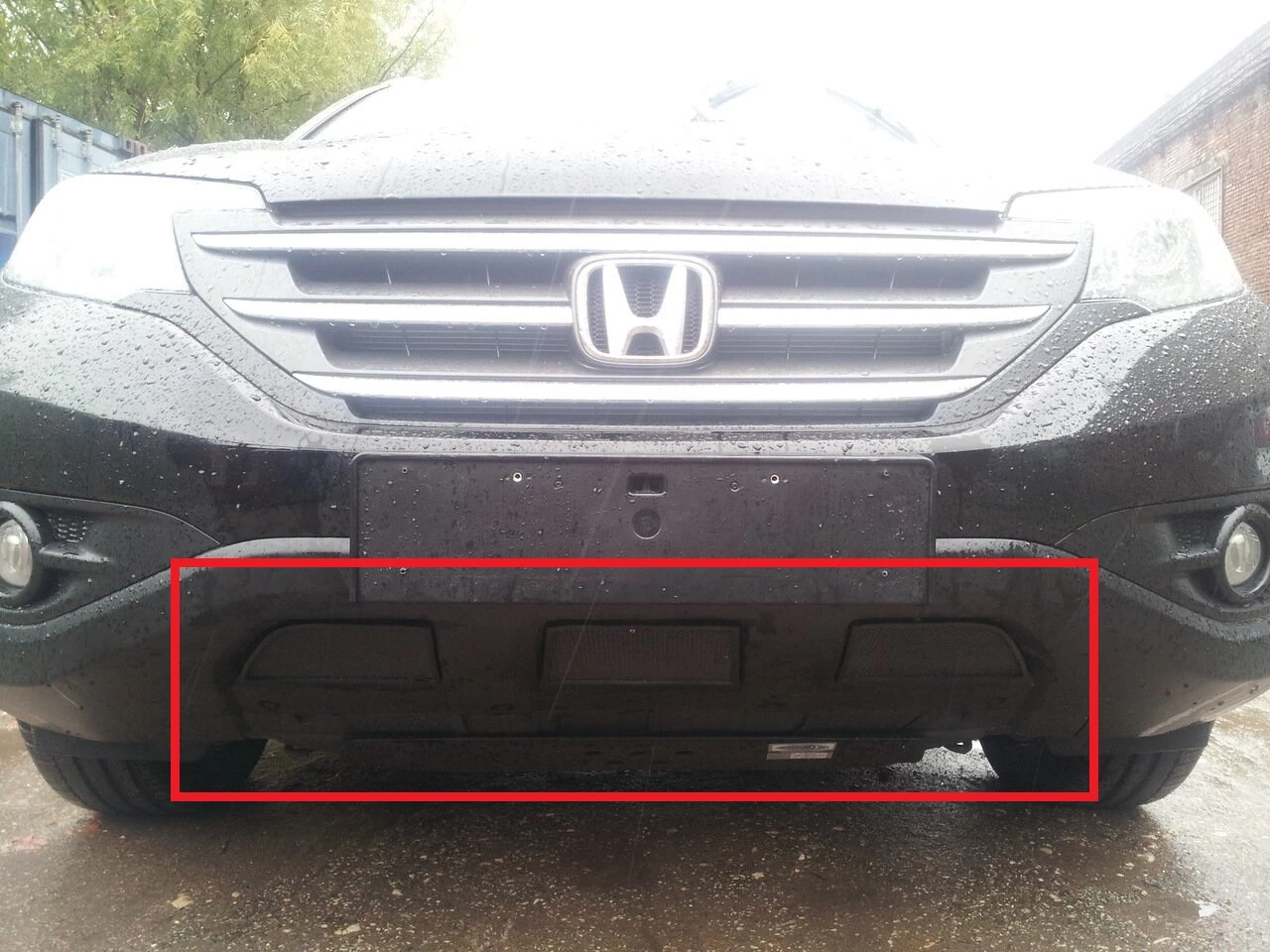 Защитная сетка радиатора для Honda CR-V IV Черный