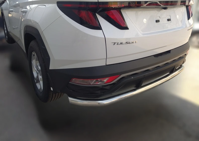 Защита заднего бампера d60 мм для Hyundai Tucson IV  Юко HTUC.21.11